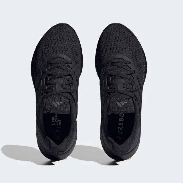 【adidas 愛迪達】Pureboost 23 男女 慢跑鞋 運動 路跑 寬楦 休閒 緩震 耐磨 舒適 黑(IF4840)