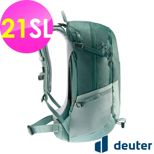 【deuter】FUTURA 21SL透氣網架背包(3400021森林綠/戶外露營/休閒健行/自助旅行包)