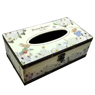 【PETER RABBIT 比得兔】復古風情面紙盒(新款)
