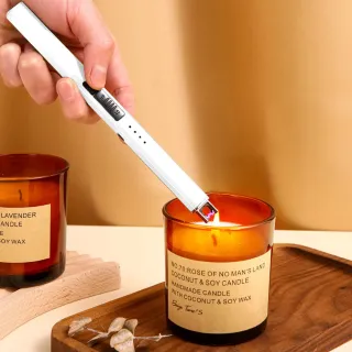 【EZlife】USB充電脈衝香薰蠟燭點火器