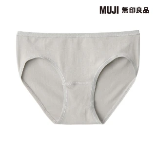 【MUJI 無印良品】女有機棉混彈性低腰短版內褲(共6色)