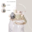 【KINYO】大容量運動吸管水壺1.6L 彈蓋式設計/吸管式/直飲式/耐摔/背帶(KIM-2215)