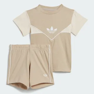 【adidas 官方旗艦】ADICOLOR 運動套裝 短袖/短褲 嬰幼童裝 - Originals(IL2473)