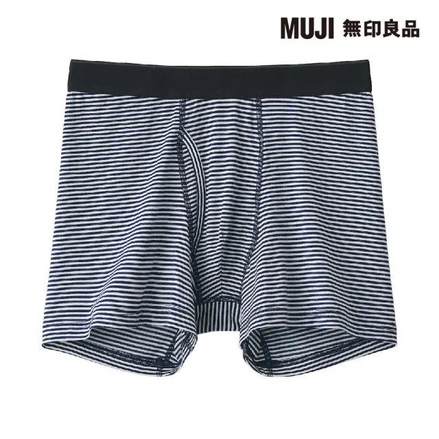 【MUJI 無印良品】男柔滑前開拳擊內褲(共8色)