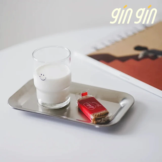 gin gin 2入組超值組 方形不鏽鋼盤餐具_長方形(湯盤 餐具 餐盤 盤子 無印風 咖啡店 托盤 露營 野餐)