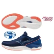 【MIZUNO 美津濃】慢跑鞋 男鞋 運動鞋 緩震 一般型 寬楦 WAVE REVOLT 3 藍 J1GC238553