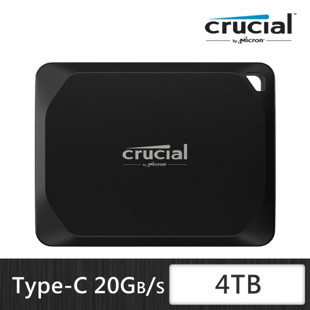 Crucial 美光 X6 4TB 外接式SSD(USB 3