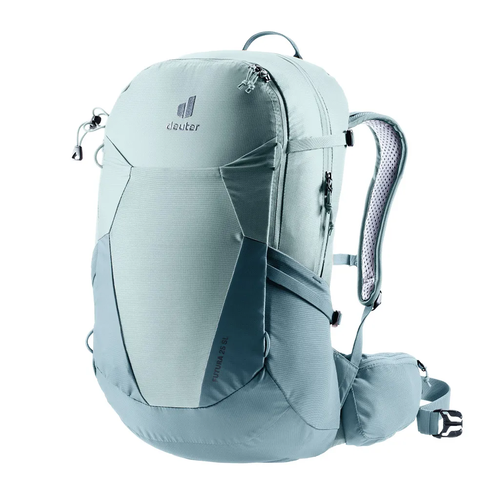 【deuter】FUTURA 25SL透氣網架背包(3400221水藍/戶外露營/休閒健行/自助旅行包)