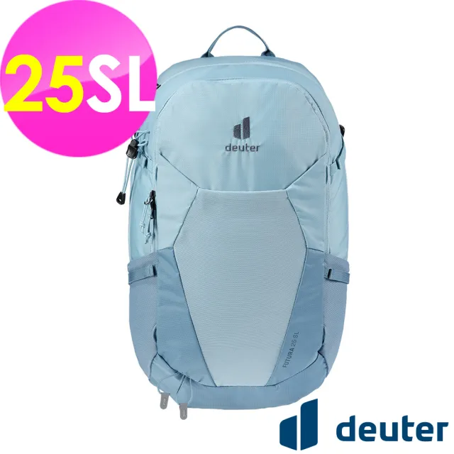 【deuter】FUTURA 25SL透氣網架背包(3400221水藍/戶外露營/休閒健行/自助旅行包)