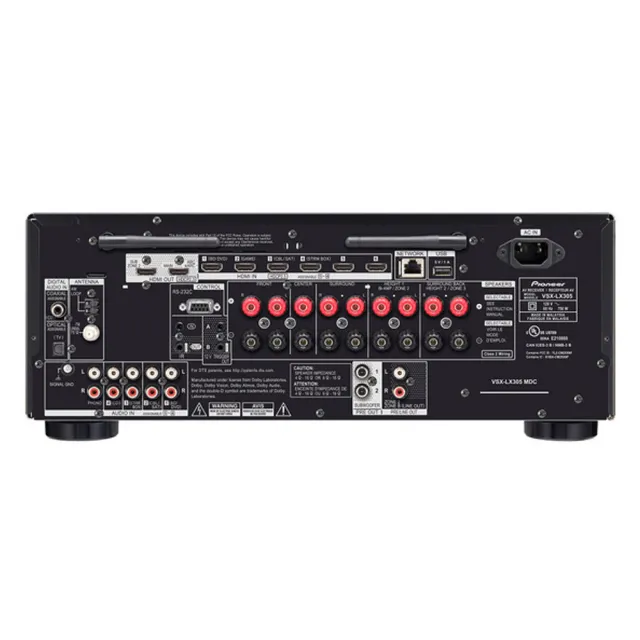 【Pioneer 先鋒】VSX-LX305 9.2聲道 AV環繞擴大機(支援Dolby Atoms)