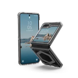 【UAG】Galaxy Z Flip 5 磁吸式耐衝擊保護殼-極透明（灰圈）(Magsafe)