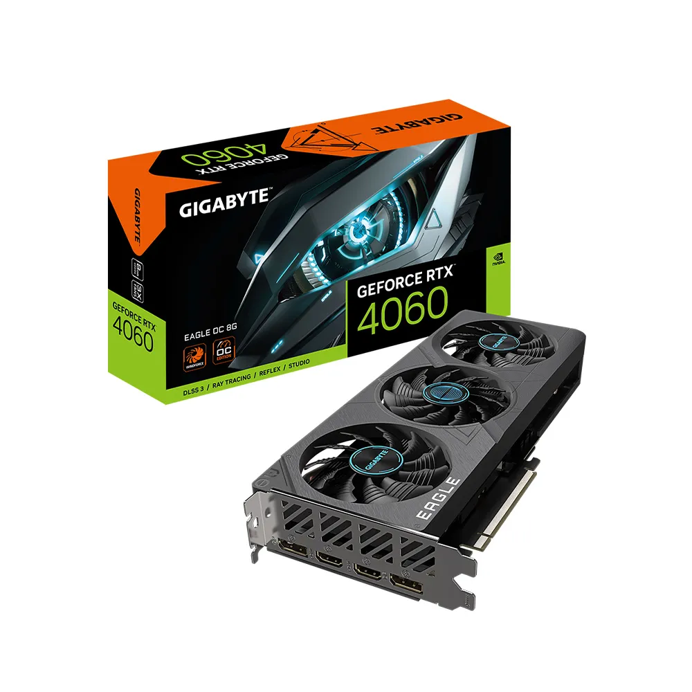 【GIGABYTE 技嘉】GeForce RTX 4060 EAGLE OC 8G 顯示卡