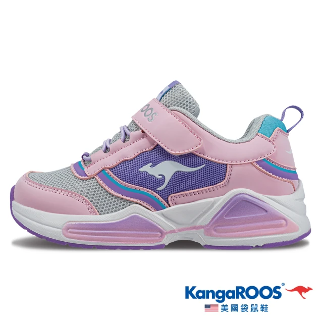 KangaROOS 童鞋 K-BOUNCE 漸層系機能童鞋 避震緩衝(粉/紫-KK32363)