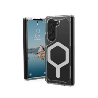 【UAG】Galaxy Z Fold 5 磁吸式耐衝擊保護殼-極透明（灰圈）(Magsafe)