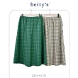 【betty’s 貝蒂思】腰鬆緊文青格紋口袋長裙(共二色)