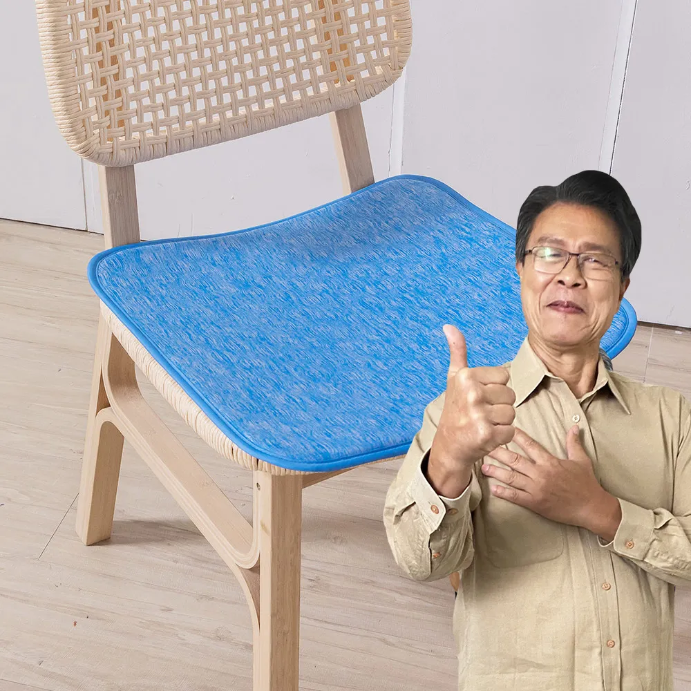 【日本旭川】AIRFit超涼感生命磁石墨烯萬用45x45椅墊 任選1入(涼墊 冰涼絲 透氣循環 遠紅外線 楊烈推薦)