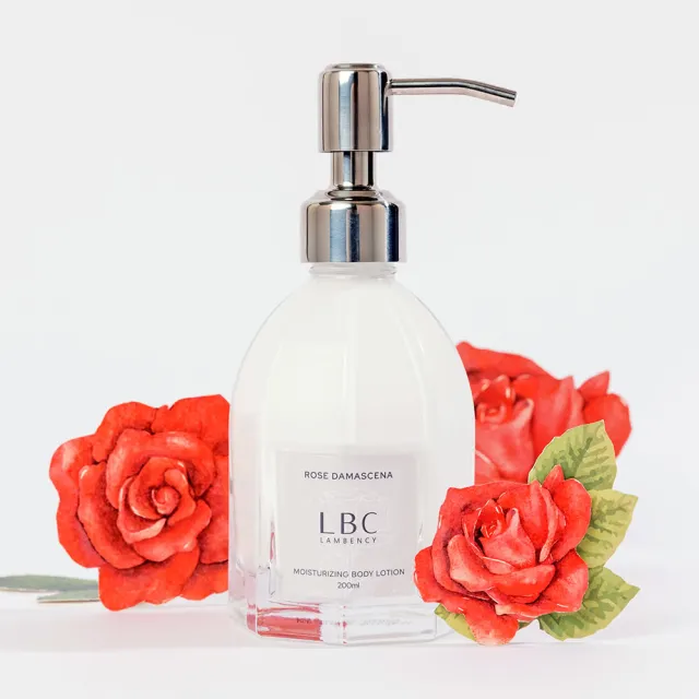 【LBC】Lambency水漾玫瑰香氛身體乳200ml(保濕 美白 肌膚護理)