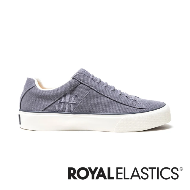 【ROYAL Elastics】ICON V 帆布休閒鞋 女鞋(灰色藍)