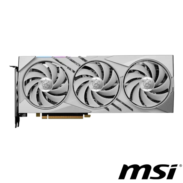 【MSI 微星】GeForce RTX 4060 Ti GAMING X SLIM WHITE 16G 顯示卡(白色版本)