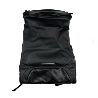 【DESCENTE】黑色碳纖紋雙肩棒壘球裝備袋(C0120BBLK)