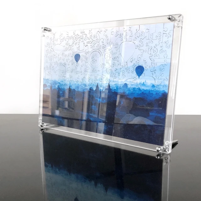 【HELLOFISH 海裡魚】海裡魚木拼透明專用框（C-4）