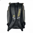 【DESCENTE】黑金色碳纖紋雙肩棒壘球裝備袋(C0123BKWH)