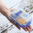 【BoBo 生活】一目了然 保健食品藥盒迷你三層折疊8格收納/小物收納工具盒(4入)