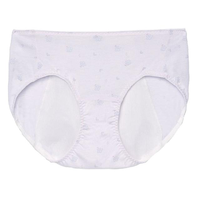 【BeenTeen 嬪婷】環保系列-零碳天絲™纖維 M-3L中低腰小平口夜間生理褲 BB3665搭配內褲-BS4565UM(溫柔紫)