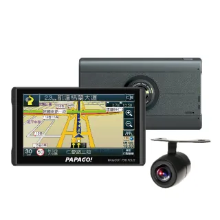 【PAPAGO!】WayGo 790 Plus 7吋多功能聲控 行車紀錄 導航平板(WIFI線上更新圖資/雙鏡頭版/贈32G)