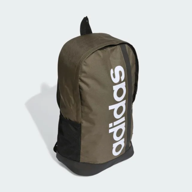 【adidas 愛迪達】後背包 運動包 書包 旅行包 登山包 LINEAR BP 綠 HR5344