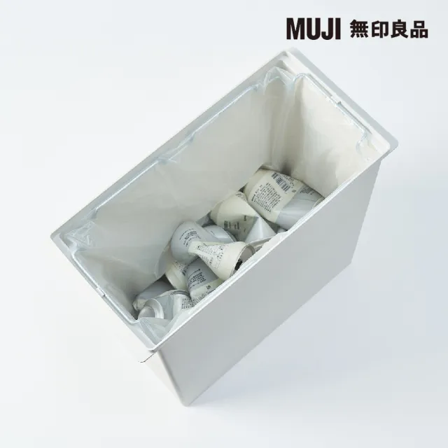 【MUJI 無印良品】再生聚乙烯垃圾袋/M/53x63cm、30入