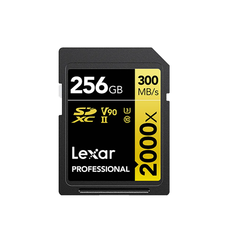 【Lexar 雷克沙】Professional 2000x SDXC UHS-II 256G記憶卡 GOLD 系列