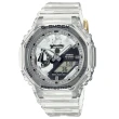 【CASIO 卡西歐】G-SHOCK 40周年Clear Remix 透明錶盤 小八角形雙顯錶(GMA-S2140RX-7A 防水200米)
