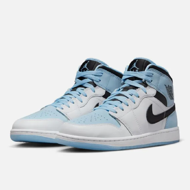 NIKE 耐吉】AIR JORDAN 1 MID SE 休閒鞋籃球鞋運動鞋藍白黑(DV1308104