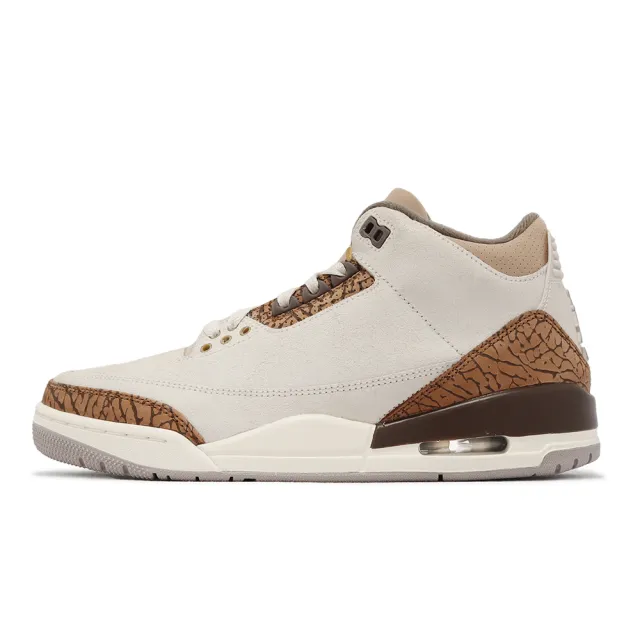 NIKE 耐吉】休閒鞋Air Jordan 3 Retro 男鞋3代喬丹Palomino 棕摩卡麂皮