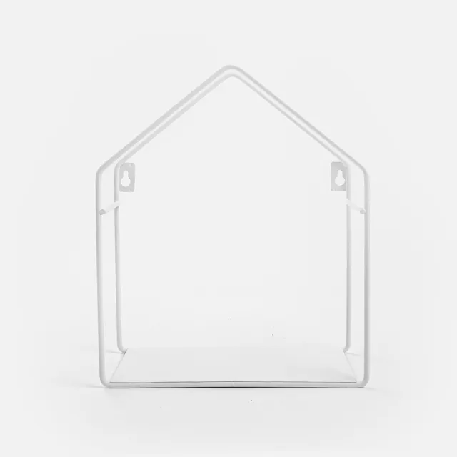 【特力屋】Home Zone 北歐風烤漆裝飾小屋置物架 24x12x29cm