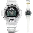 【CASIO 卡西歐】G-SHOCK 40周年透明限量版透視機芯手錶 畢業禮物(DW-6940RX-7)