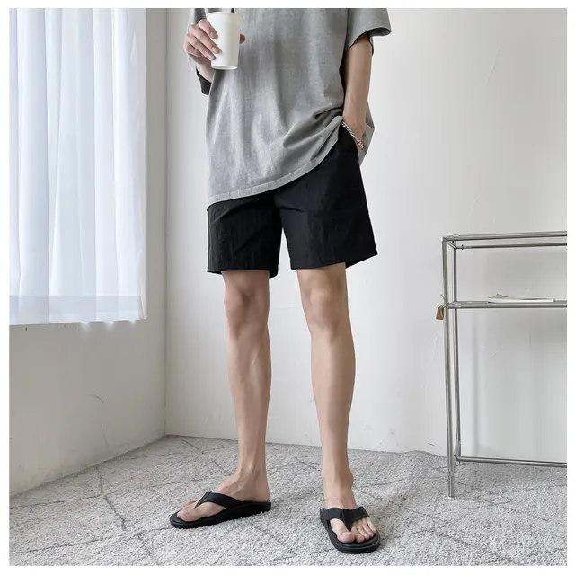 【Dition】速乾休閒褲 山系機能膝上褲(韓系男女可穿 oversize)