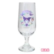 【小禮堂】三麗鷗 玻璃矮腳杯 270ml HELLO KITTY  美樂蒂 酷洛米 帕恰狗(平輸品) 凱蒂貓