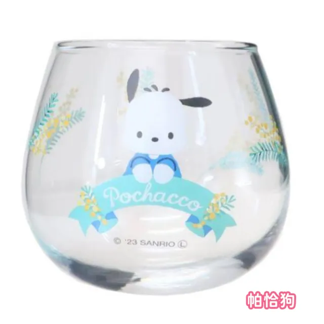 【小禮堂】三麗鷗 無把玻璃杯 290ml HELLO KITTY  美樂蒂 酷洛米 帕恰狗(平輸品) 凱蒂貓