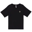 【5th STREET】男裝有機棉V領短T恤-黑色