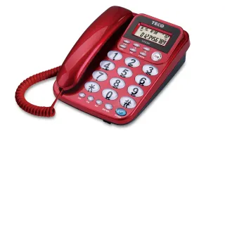 【TECO 東元】來電顯示有線電話 XYFXC302(家用電話 市內電話 桌上電話 來電顯示 固定電話)