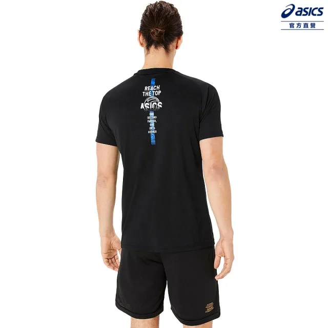 【asics 亞瑟士】短袖上衣 男款  排球 上衣(2051A347-001)