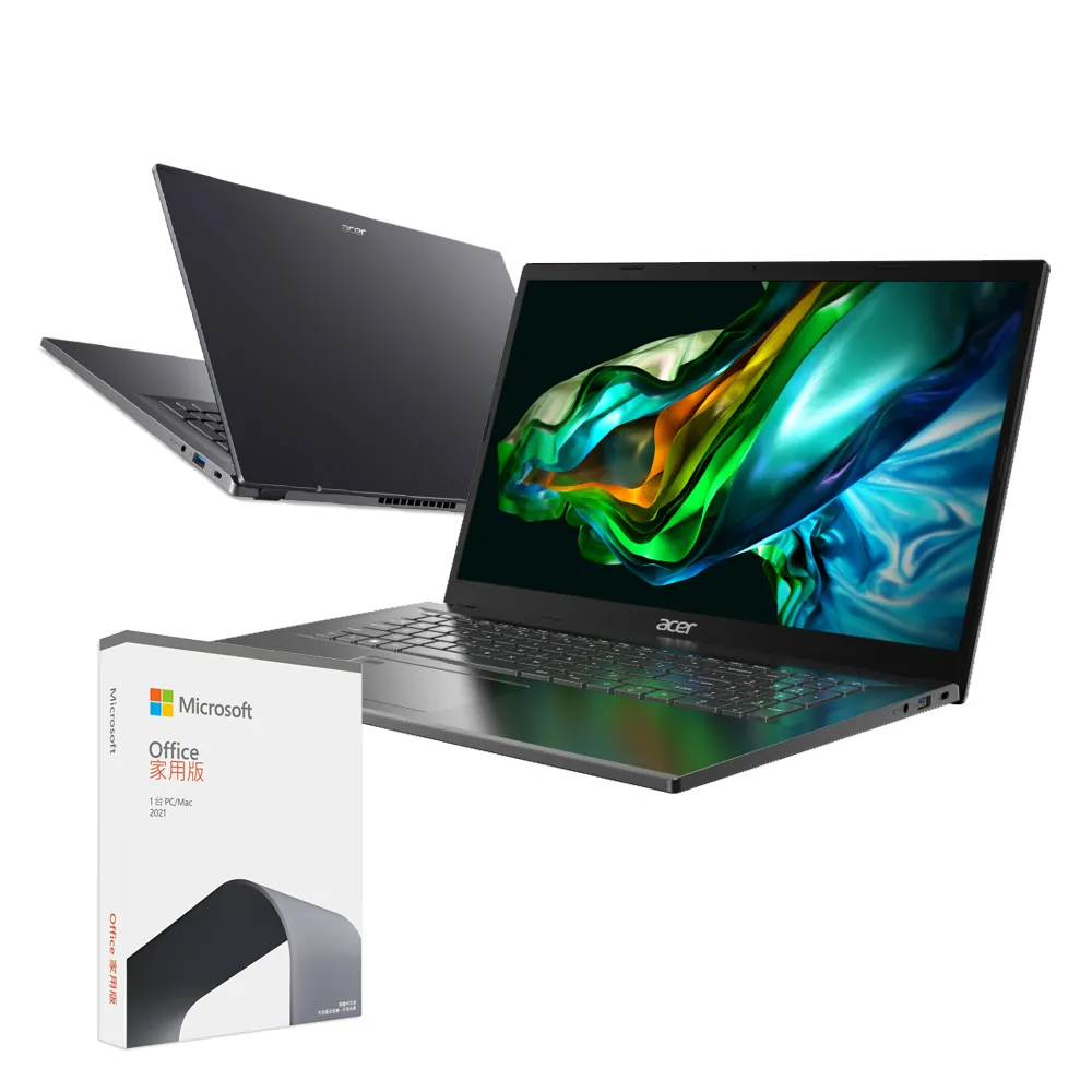 【Acer】Office 2021組★15.6吋i5 RTX2050輕薄筆電(Aspire 5 /i5-1335U/8G/512G SSD/W11/A515-58GM-510J)