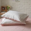 【翔仔居家】100%精梳純棉 鋪棉兩用被套床包4件組-花徑(雙人)
