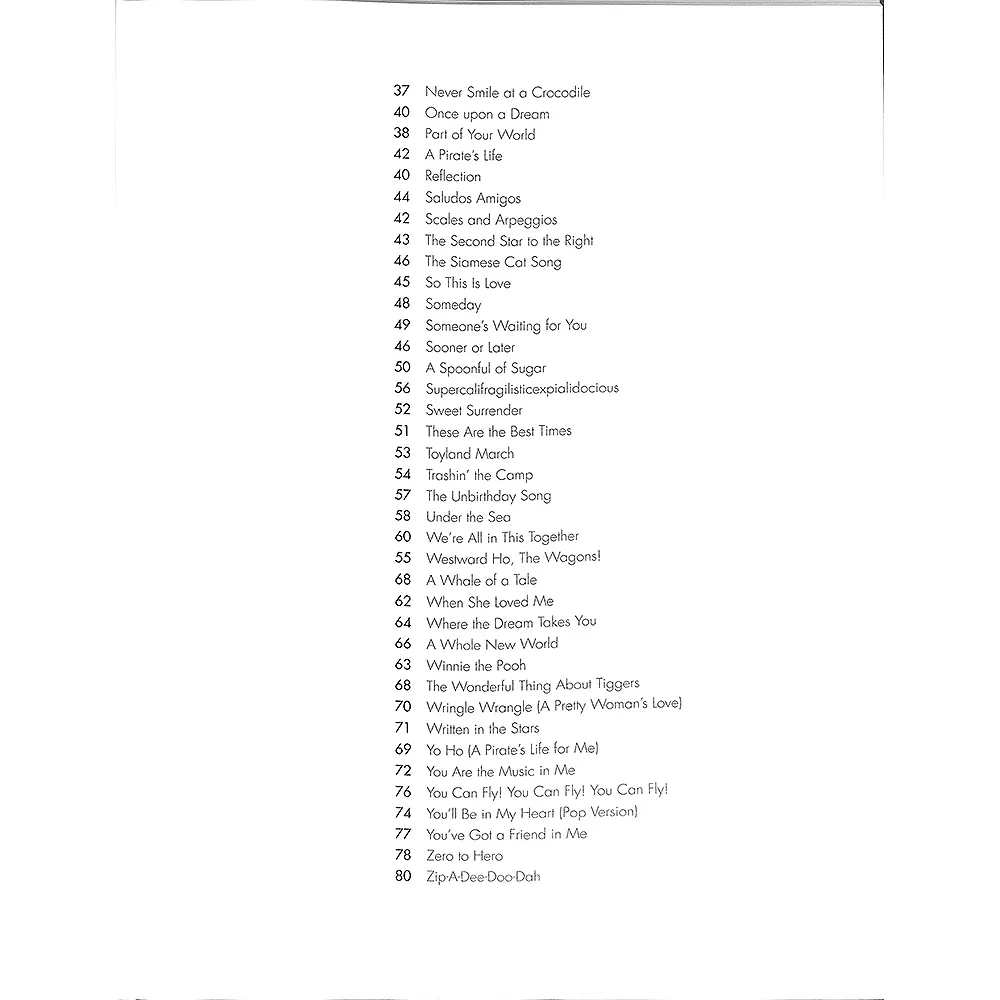 【Kaiyi Music 凱翊音樂】THE BIG BOOK OF DISNEY SONGS Alto Saxophone