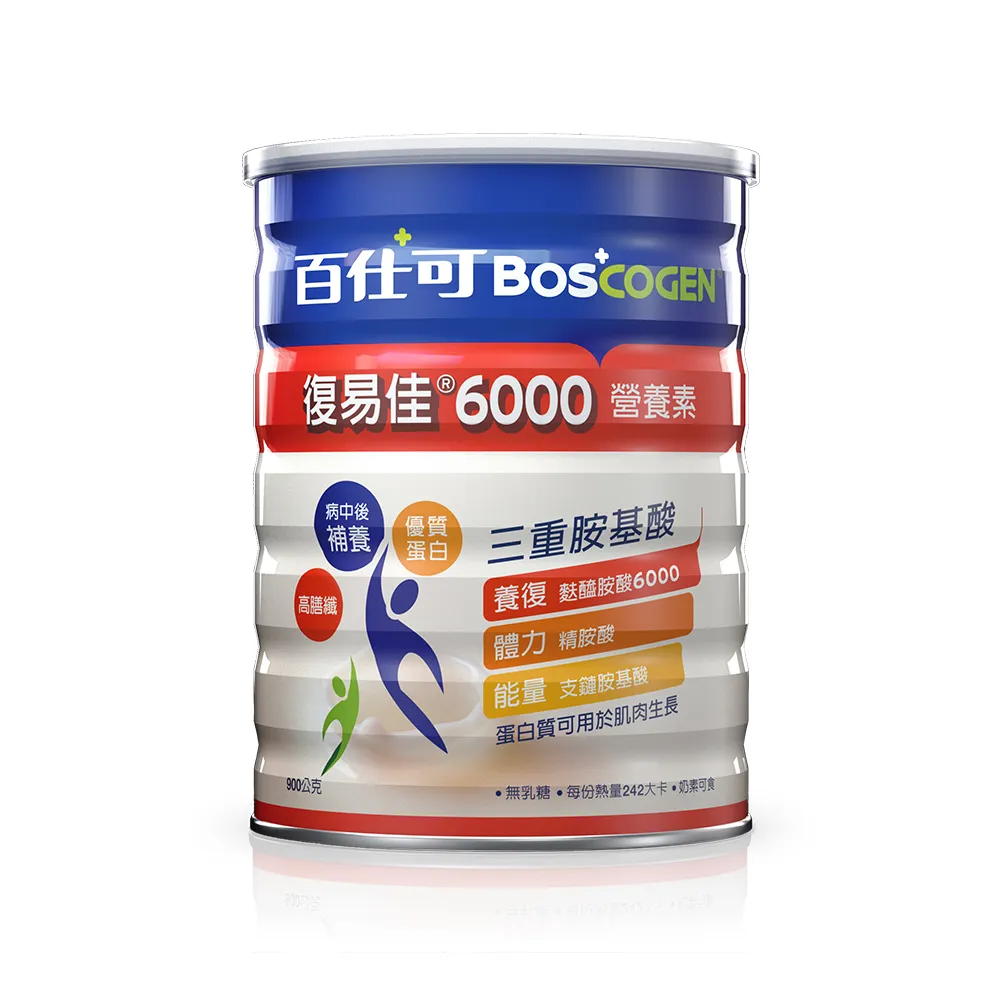 週期購【美國百仕可】復易佳 6000 營養素 粉劑 854克/罐(補對蛋白質 身體靈活更有力)