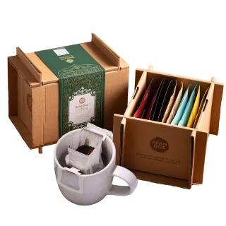 【繽豆咖啡】精品心體驗濾掛咖啡禮盒x2盒(10入/盒)