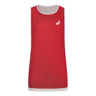 【asics 亞瑟士】雙面籃球背心 男女中性款  籃球 上衣(2063A365-600)