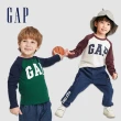 【GAP】男幼童裝 Logo純棉圓領長袖T恤-多色可選(784987)